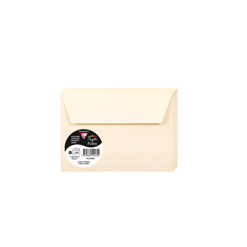 CLAIREFONTAINE - Sobres Paquete 20 ud 114X162 Crema 210 G (Ref.731472)