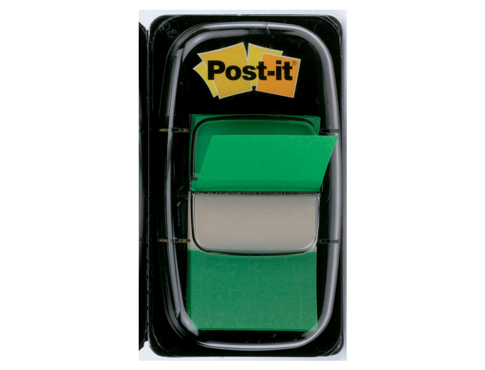 POST-IT - BANDERITAS ADHESIVAS 25,4 x 43,1 - VERDE (Ref.680-3/7000029856)