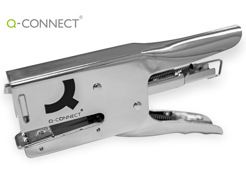 Q-CONNECT - GRAPADORA DE TENAZA -CAPACIDAD 40 HOJAS -USA GRAPAS 24/6 26/6 (Ref.KF15021)