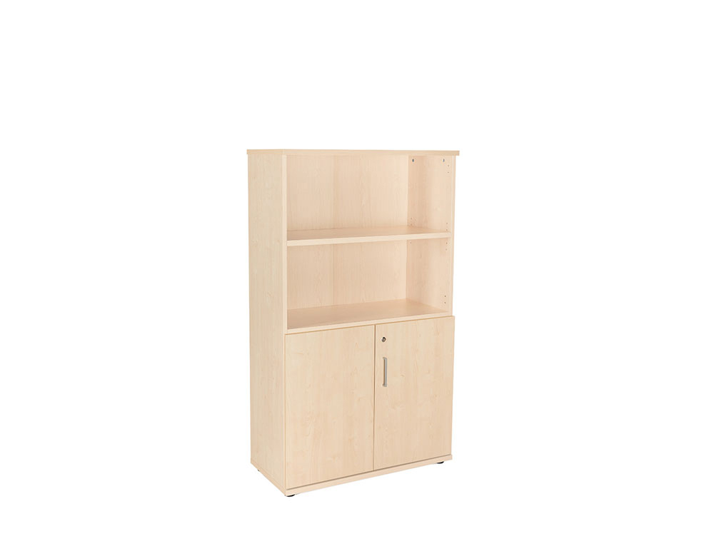ROCADA - Armario de puertas bajas Serie Store Con cerradura 156x90x45cm Haya-Haya (Ref.1057AA01)
