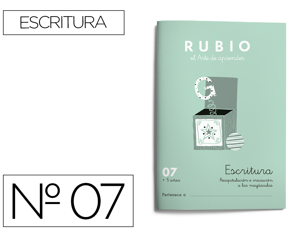 RUBIO - CUADERNO CALIGRAFIA Nº 07 (Ref.C-07)