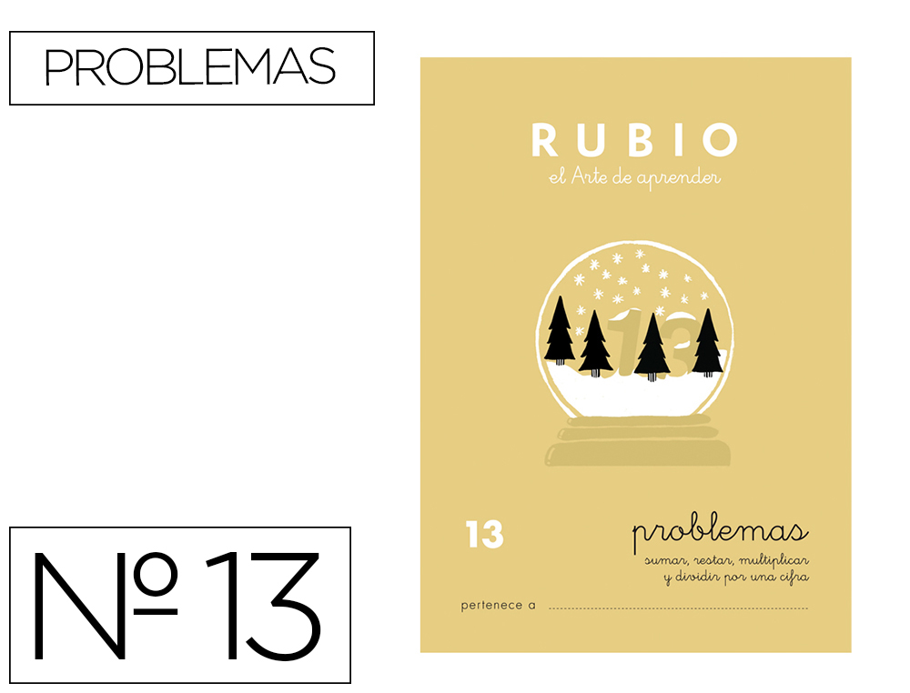 RUBIO - CUADERNO PROBLEMAS Nº 13 (Ref.PR-13)