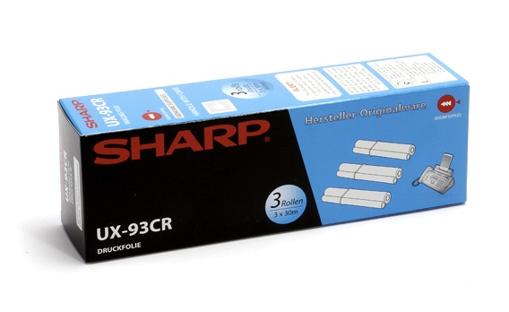 SHARP - Rodillo Térmico Pack 3 ud (Ref.UX93CR)