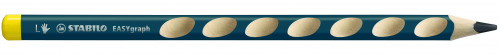 STABILO - Lapiz EASYgraph Zurdos Diametro 3.15mm HB Con hendiduras Triangular (Ref.321/HB-6)