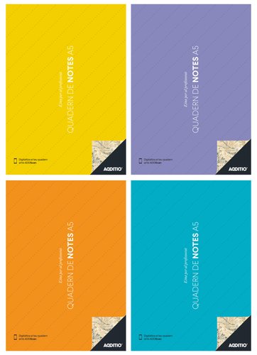 ADDITIO - Cuaderno NOTAS PROFESOR A5 CAT (Ref.P101)