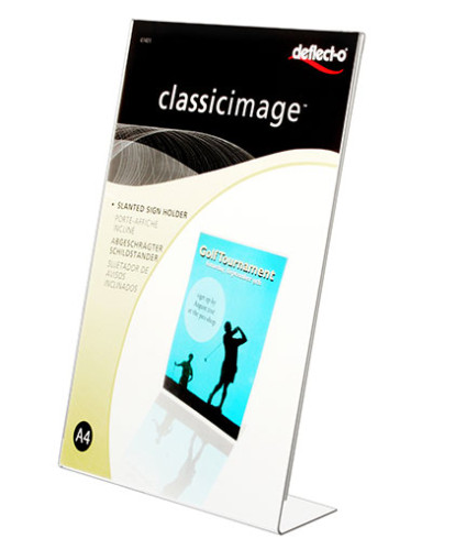 DEFLECTO - Expositor en L A4 (Ref.47401)