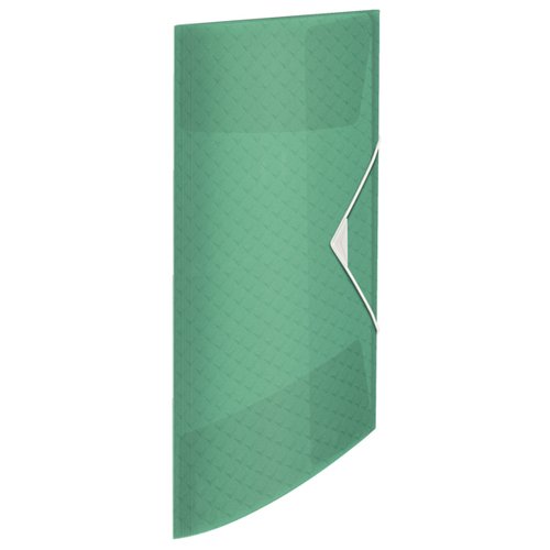 ESSELTE - CARPETA GOMAS TRES SOLAPAS COLOUR ICE POLIPROPILENO DIN A4 COLOR VERDE (Ref.626223)