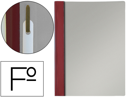 ESSELTE - Dossier Folio Pvc Con Fastener Burdeos (Ref.13203)