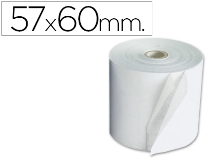 EXACOMPTA - Rollo PAPEL OFFSET 57X60X33 M 60g (Ref.40651E)