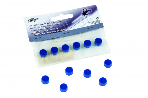 FAIBO - Imanes Bolsa 6 Ud 10 mm Azul (Ref.60-10-07)