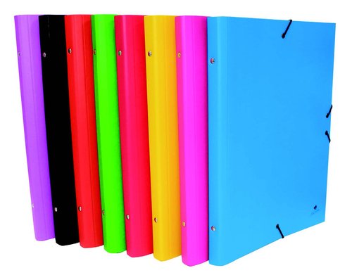 MARIOLA - Carpeta cartón forrado clasificadora,12 separadores en cartulina,340x260mm std fluor (Ref.1311SU)