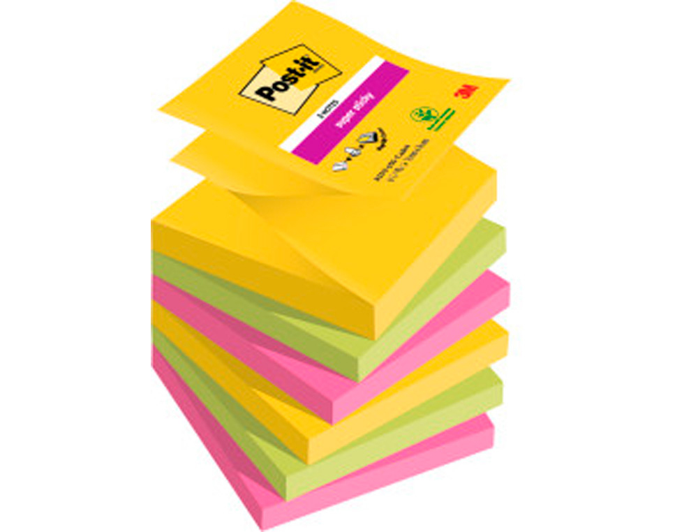 POST-IT - Pack.6 z-notes 76x76 surt r330-6ss-rio-eu (Ref.70005272490)