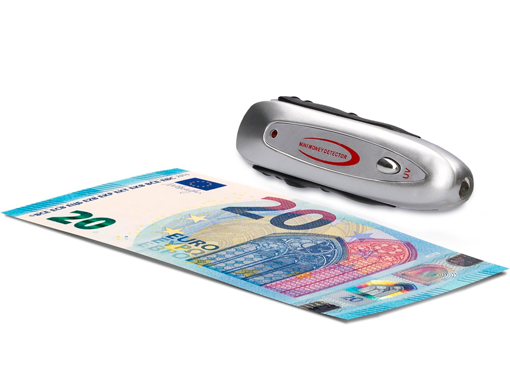 Q-CONNECT - DETECTOR DE BILLETES FALSOS DE BOLSILLO (Ref.KF14928)