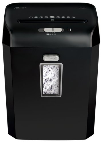 REXEL - DESTRUCTORA DE DOCUMENTOS RES823 CAPACIDAD DE CORTE 8 HOJAS DESTRUYE GRAPAS Y TARJETAS DE CREDITO (Ref.2101338)