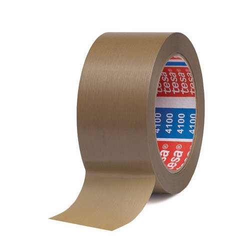 TESA - Cinta embalaje 50mmx66m Marrón PVC de alta calidad PVC de alta calidad (Ref.04100-00228-00)