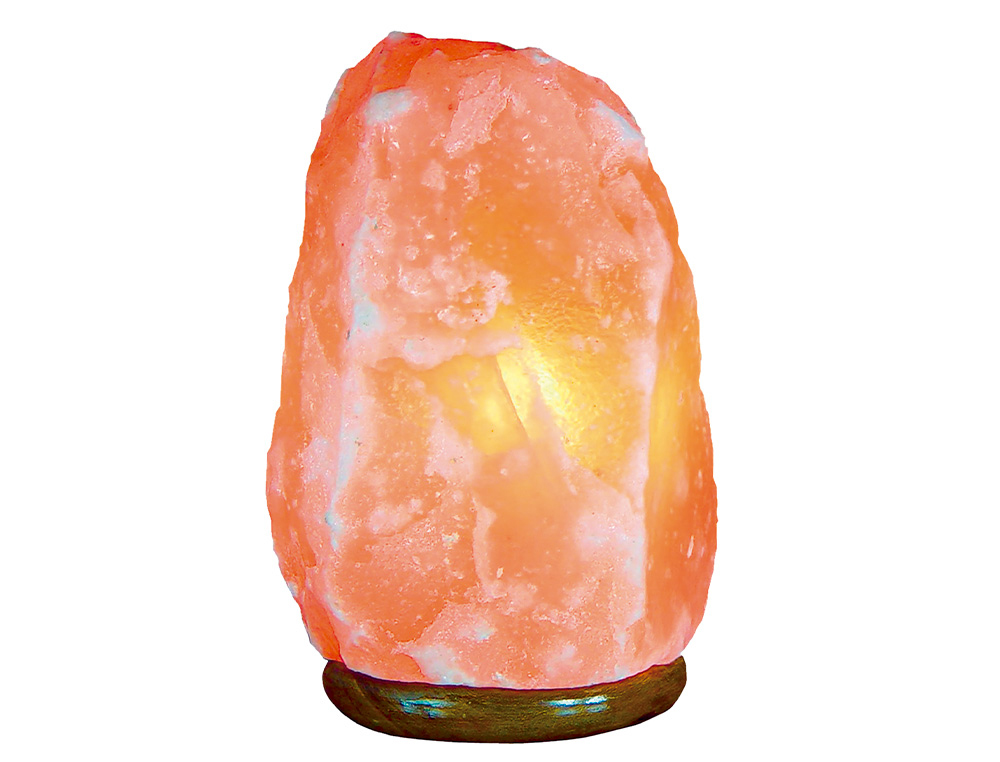 JOCCA - Lampara de sal con base de madera 220-240v 1,85 kg 220x130x130 mm (Ref. 2254C)