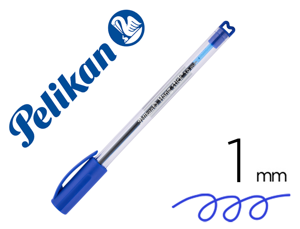 PELIKAN - Boligrafo stick super soft azul (Ref. 601467)