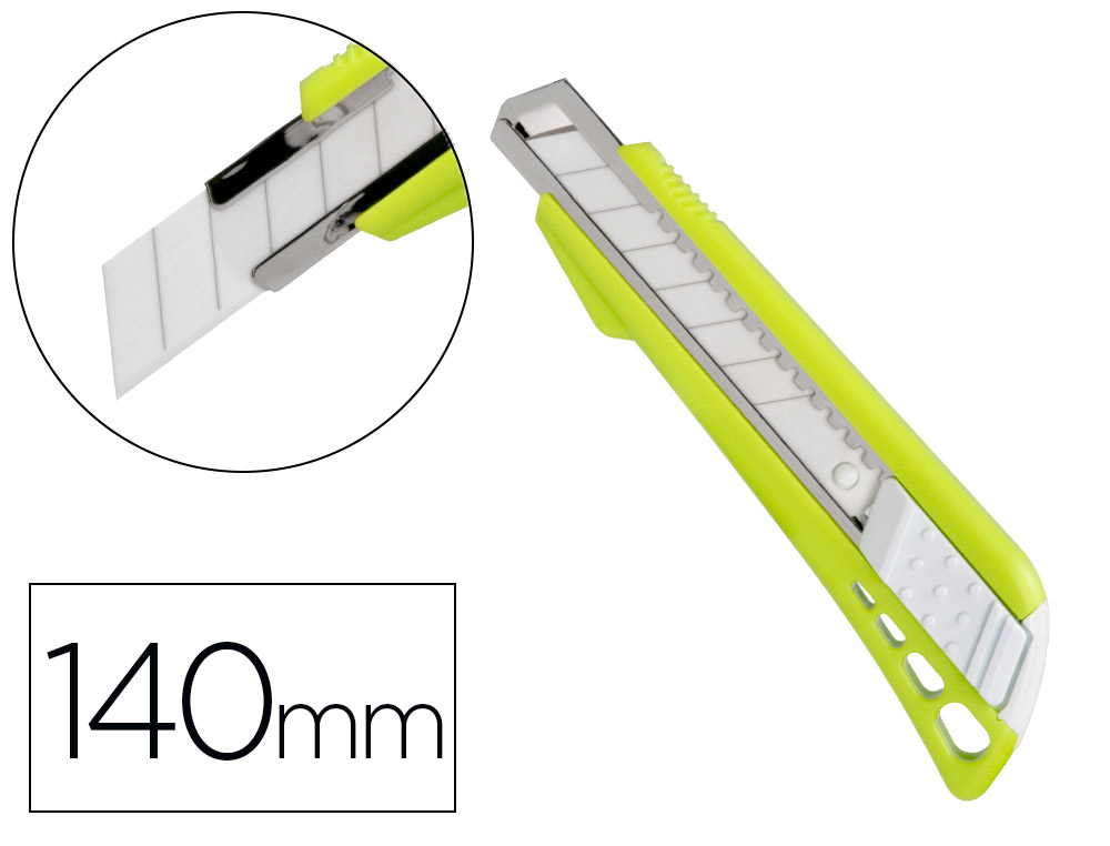 Q-CONNECT - CUTER CUCHILLA ANCHA DE CERAMICA EN BLISTER (Ref.KF17106)