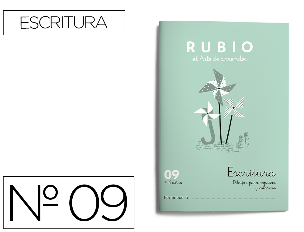 RUBIO - CUADERNO CALIGRAFIA Nº 09 (Ref.C-09)