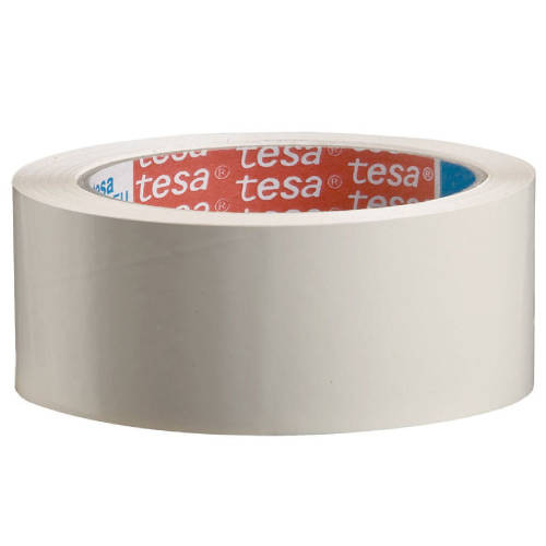 TESA - Cinta pack silenciosa Embalaje 50mm x 66m Blanco (Ref.04024-00209-02)