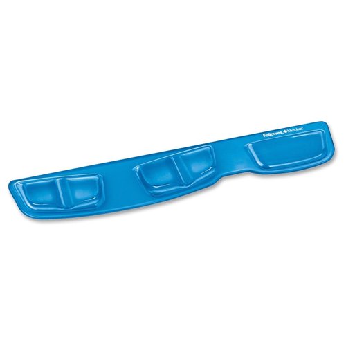 FELLOWES - Reposamuñecas HEALTH-V Teclado Gel Azul (Ref.9183101)