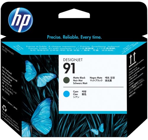 HP ( HEWLETT PACKARD ) - Cartuchos Inyección De Tinta 91 Negro (Ref.C9463A)