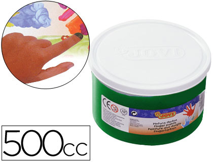 JOVI - PINTURA A DEDOS 500 CC -VERDE (Ref.55117)