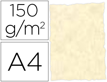 MICHEL - PAPEL PERGAMINO DIN A4 TROQUELADO 150 GR COLOR PARCHMENT TOPACIO PAQUETE DE 25 HOJAS (Ref.2604)