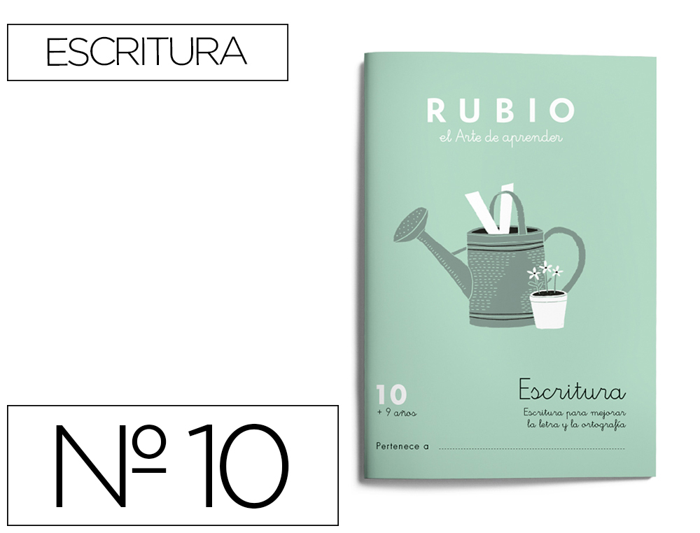 RUBIO - CUADERNO CALIGRAFIA Nº 10 (Ref.C-10)