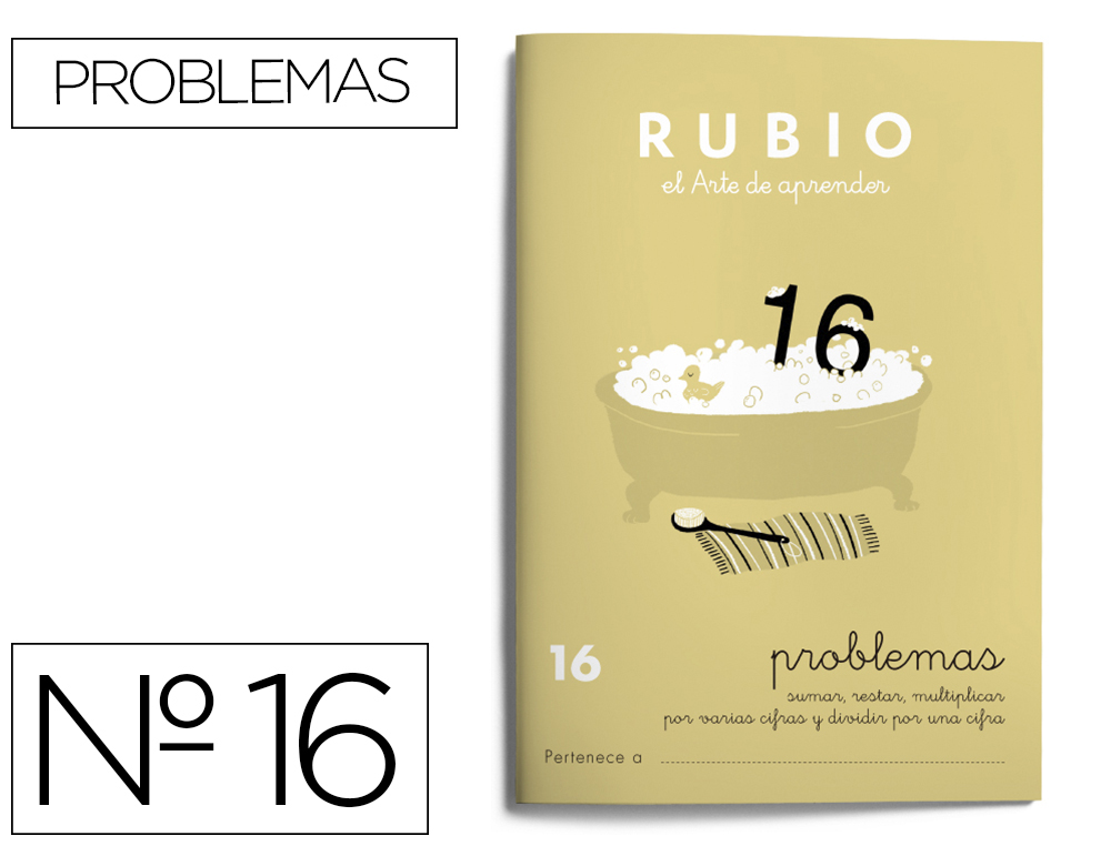 RUBIO - CUADERNO PROBLEMAS Nº 16 (Ref.PR-16)