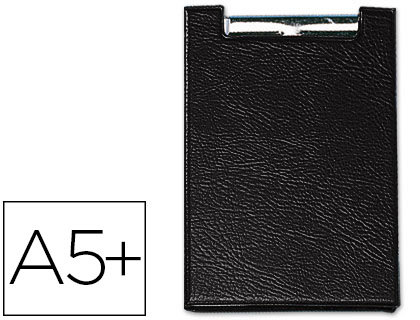 SARO - CARPETA CON PINZA CUARTO PLASTICO NEGRO (Ref.160-NE)