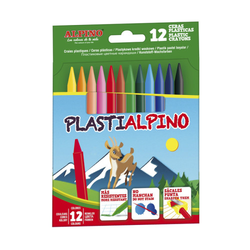 ALPINO - Ceras PLASTI 12 UDS (Ref.PA000012)