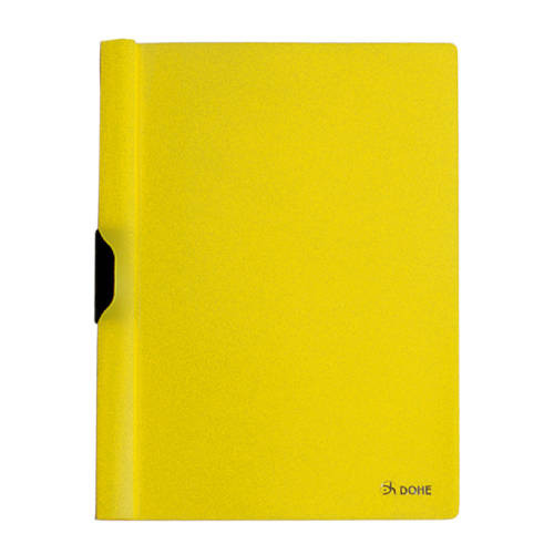 DOHE - DOSSIER CLIP PP A4 pinza METAL 30h AMARILLO (Ref.90417)