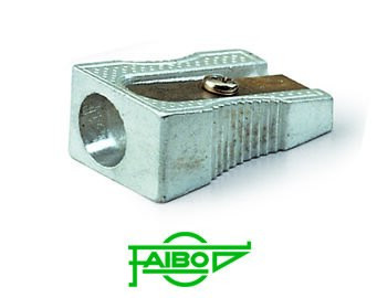 FAIBO - Sacapuntas/Afilalapices Cuña simple Simple Hasta 10mm diametro Aluminio (Ref.2001)