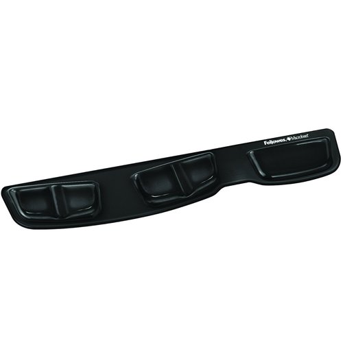 FELLOWES - Reposamuñecas Teclado Base antideslizante Gel Negro (Ref.9183201)
