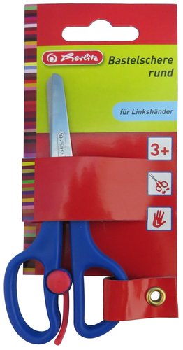 HERLITZ - Tijera escolar fancy punta redonda zurdos 13 cm (Ref. 8740045)