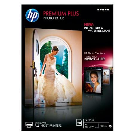 HP ( HEWLETT PACKARD ) - PAPEL FOTOGRAFICO PREMIUM P LUS A4 (20H) 300GR/M2 (Ref.CR672A)