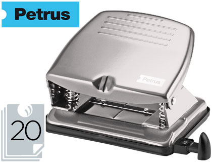 PETRUS - Taladro 65 20 Hojas Cromado 2 taladros (Ref.33711)