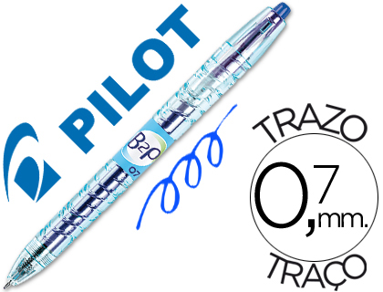 PILOT - Roller B2P Azul Trazo 0,4mm Tinta gel NB2P7A (Ref.BL-B2P-BG-L)