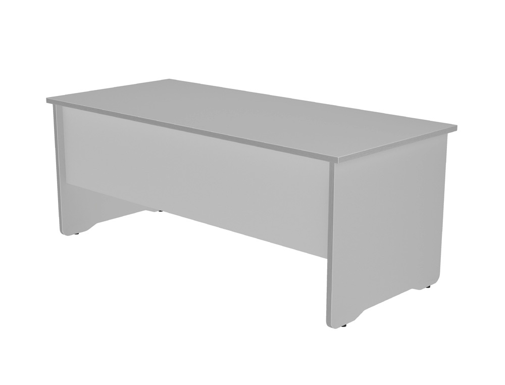 ROCADA - Mesa rectangular Serie Work 200x80cm Gris-gris (Ref.2004AB02)