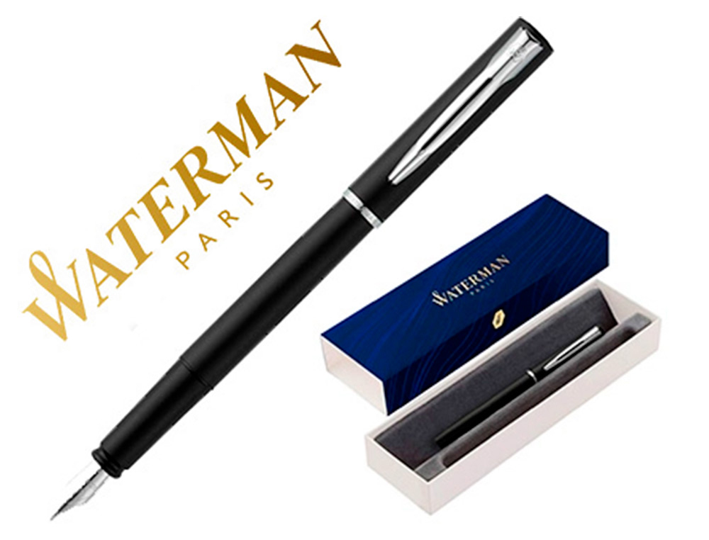 WATERMAN - PLUMA ALLURE LACA NEGRA EN ESTUCHE DE REGALO (Ref.2068196)
