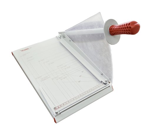 YOSAN - CIZALLA 33 METALICA DE PALANCA DIN A4 CON PANTALLA PROTECTORA (Ref.1520CIZ33)