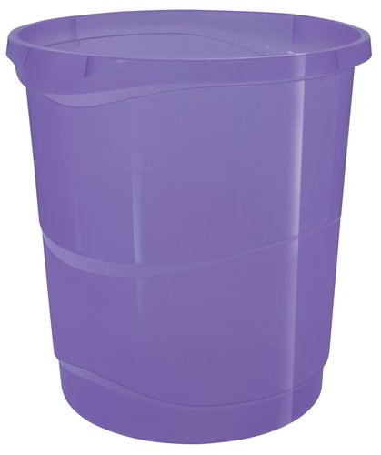 ESSELTE - PAPELERA PLASTICO COLOUR ICE 14 LITROS COLOR ALBARICOQUE (Ref.626288)