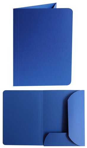 GIO - Subcarpetas Caja 25 ud A4 Cartulina semiprespan 2 solapas Azul 11008705 (Ref.400039912)