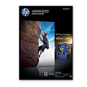 HP ( HEWLETT PACKARD ) - Papel fotografico Paquete 25 hojas Satinado avanzado (Ref.Q5456A)