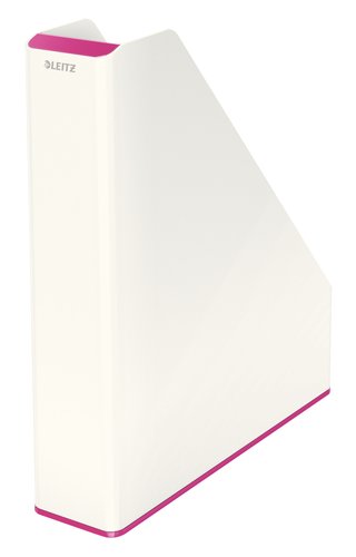 LEITZ - Revistero Wow Dual Fucsia Metalizado/Blanco (Ref.53621023)