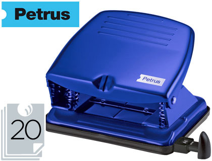 PETRUS - Taladro 65 20 Hojas Azul 2 taladros (Ref.33740)