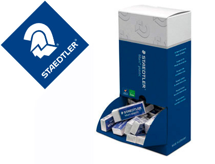 STAEDTLER - Expositor de 40 gomas Mars Plastic 52650CA40 (Ref.526 50CA40)