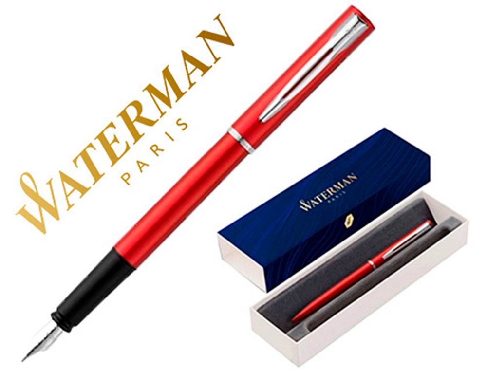 WATERMAN - PLUMA ALLURE LACA ROJA EN ESTUCHE DE REGALO (Ref.2068194)