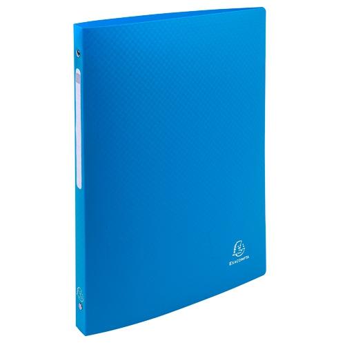 EXACOMPTA - Carpeta anillas Carpetas colores opacos A4 4-15 MM Azul (Ref.51192E)